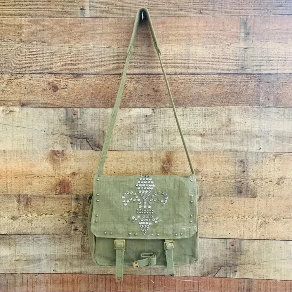 Kenta Los Angeles Army Bag w Crystal